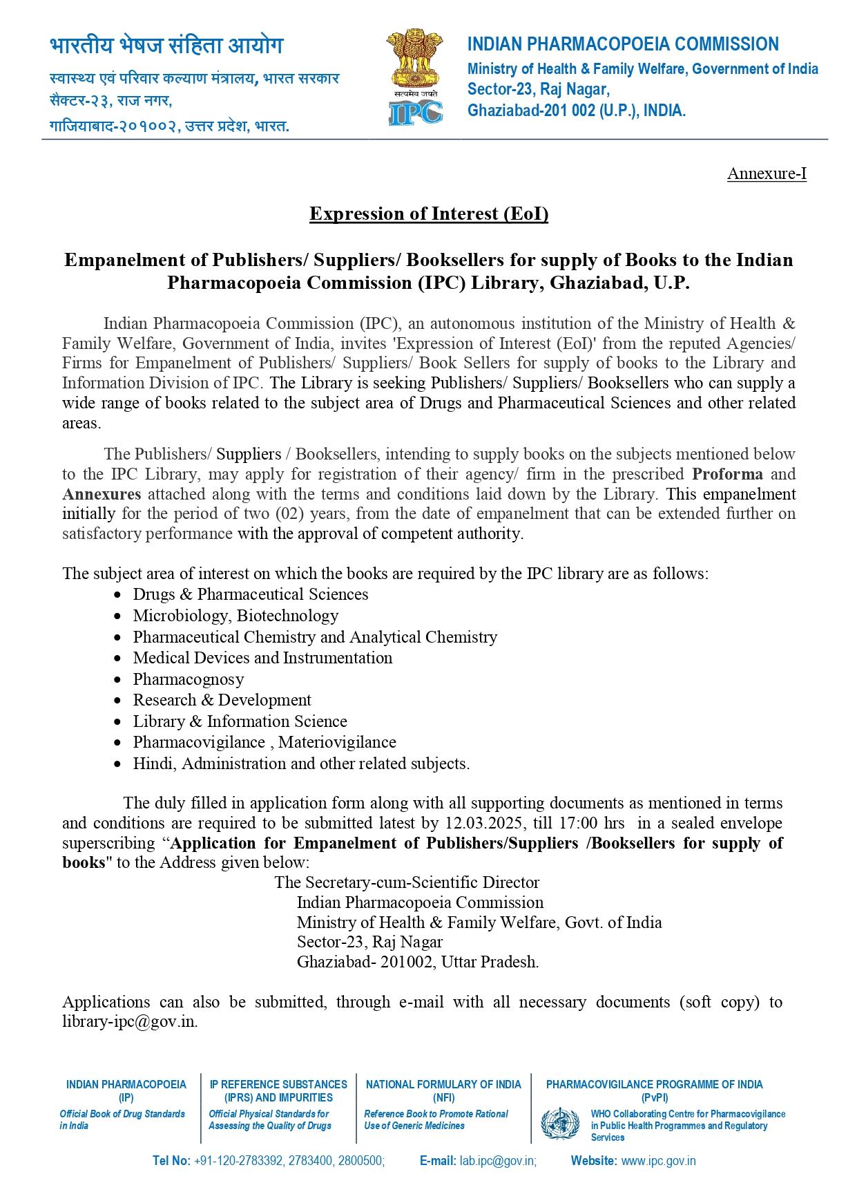 EoI, Terms  Conditions with Proforma for Empanelment_page-0001.jpg