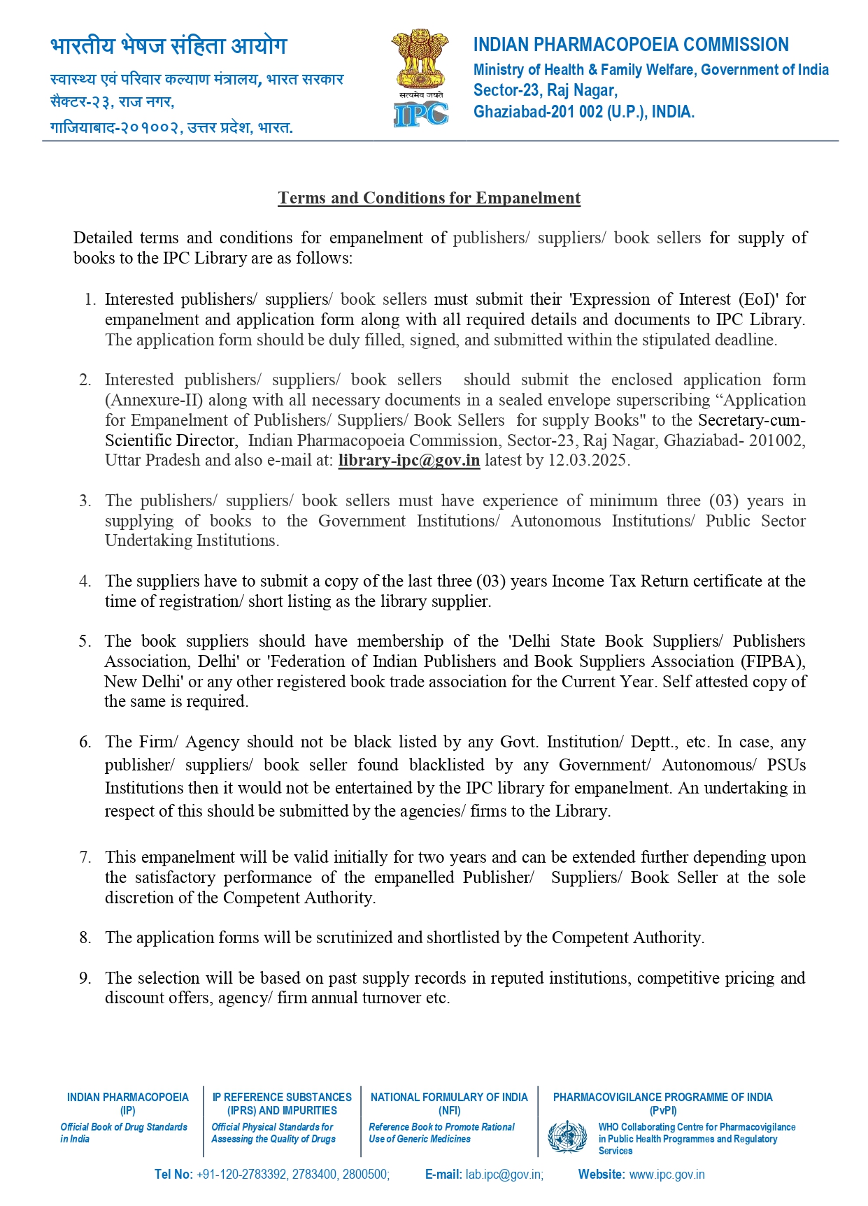 EoI, Terms  Conditions with Proforma for Empanelment_page-0002.jpg